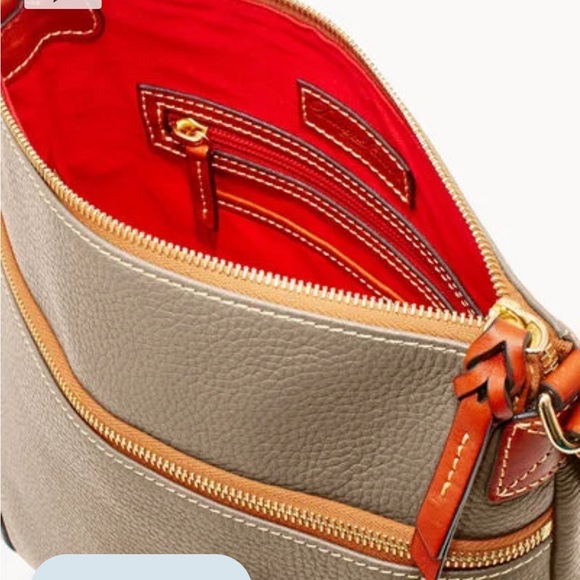 Dooney & Bourke Tan/Taupe Crossbody Bag - Picture 2 of 2